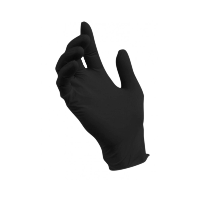 GUANTES NITRILO SIN POLVO NEGROS (100 UDS) GUANTES NITRILO SIN POLVO NEGROS (100 UDS)