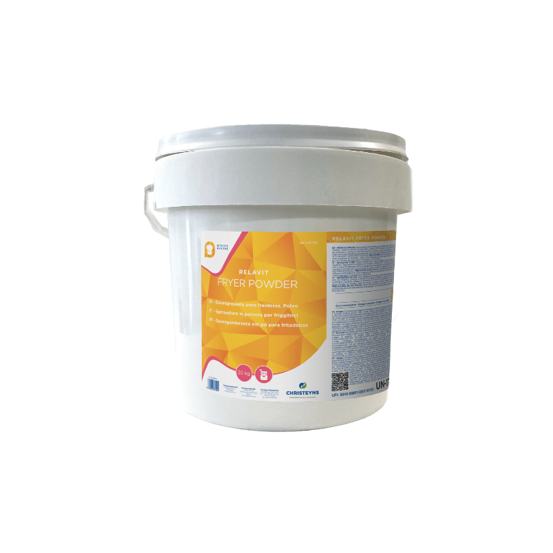 RELAVIT Fryer Powder 5 Kg RELAVIT Fryer Powder Desengrasante para freidoras. Polvo 5 Kg