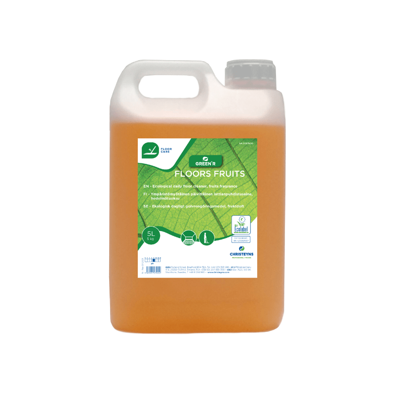 GREEN'R Floors Fruits 5L GREEN'R Floors Fruits Limpiador de suelos de uso diario, fragancia frutal